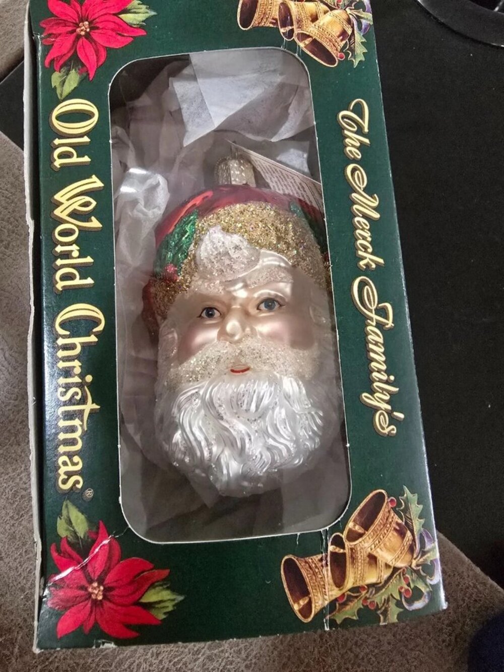 Vintage Santa Christmas Ornament The Merek Family Old World Christmas